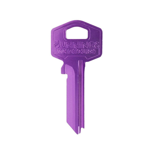 Ehi te2 gr10 Purple Blank Key - Key Blank for House, Padlock, Locker - Auzzistore