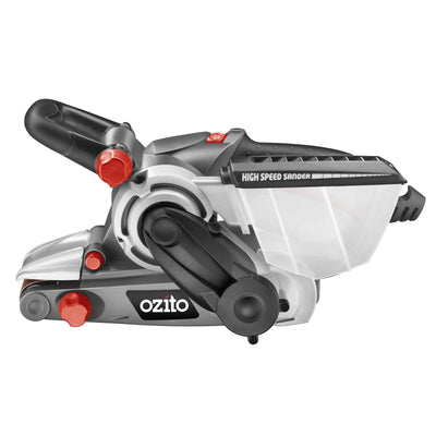 Ozito Belt Sander 75 x 533mm 850W Variable Speed Plastic Metal