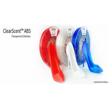 ABS Filament ClearScent ABS 2.85mm Transparent Dark Blue 750 gram 3D Printer Filament