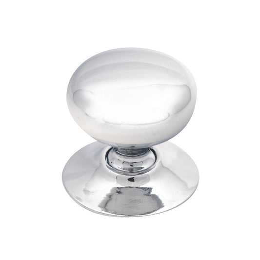 Prestige Mushroom Knob - 32mm - Zinc Alloy - Polished Chrome