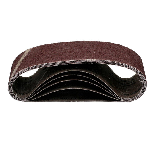 Craftright 75 x 533mm 40g Sanding Belts 5 Pack - Coarse Grit - Brown Fused Alumina - Ideal for Shaping - Auzzistore