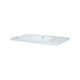 Estilo 900mm White Polymarble Vanity Top 1th Durable High Gloss Finish