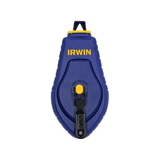 Irwin Strait Line Compact Chalk Reel - 9m - 3:1 Gear Ratio - Anti-Jam Design - Auzzistore