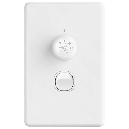 Deta Fan Speed Controller - 76mm x 115mm - Polycarbonate - 3 Speed - Auzzistore