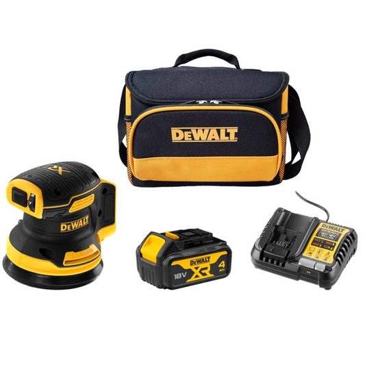 Dewalt 18V XR Orbital Sander 4.0Ah Kit DCZ210M1A-XE - Variable Speed - Dust Management - Auzzistore