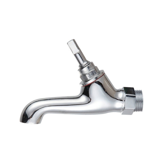 Shaw Mason Chrome Plated 45° Male Bib Pillar Tap - Brass - 140mm x 40mm x 95mm - WELS 3-Star Rated
