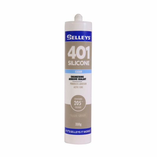 Selleys Silicone 401 RTV Sealant 310g Translucent Durable Adhesive - Auzzistore