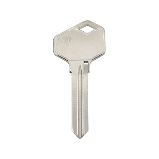 Ehi lf39 Silver Blank Key - Nickel Plated Brass - Key Duplication Solution - Auzzistore