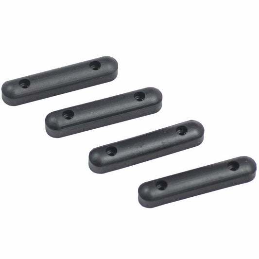 Goliath Black Rubber Buffer Strip - 4 Pack - Lightweight - Weather Resistant - Auzzistore