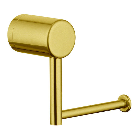 Evekare Brushed Brass Toilet Roll Holder - 1159mm x 81mm x 140mm - Durable Support