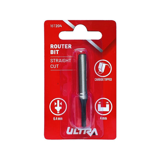 Ultra Router Bit - Straight 4mm - Tungsten Carbide - Durable - Auzzistore