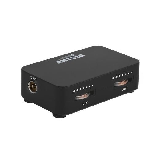 Antsig Indoor Antenna Amplifier - VHF UHF Gain Control - 0.6kg ABS