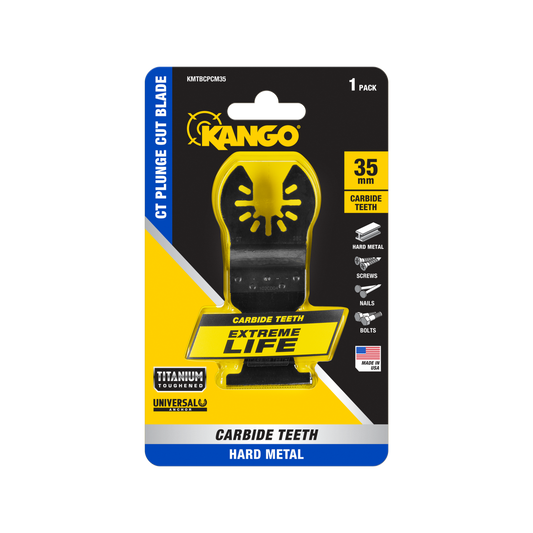 Kango 35mm Plunge Cut Carbide Multi Tool Blade - Durable - Precision Cuts - Auzzistore