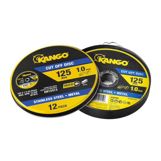 Kango Metal Cut Off Discs 125mm - 12 Pack - Inox-Free - Durable – view 2 - Auzzistore