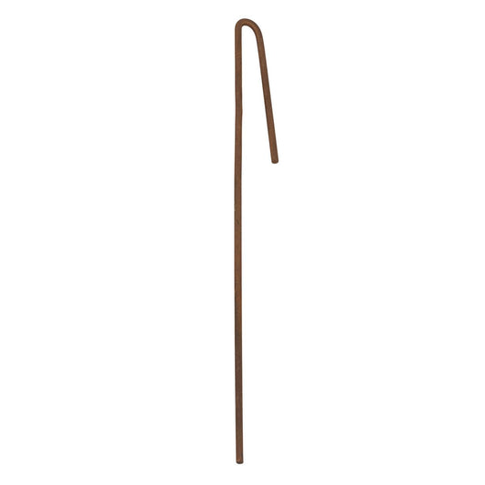 Tuscan Path Rust Metal Garden Edging Pegs 280mm 10pk - Durable & Weather-Resistant - Auzzistore