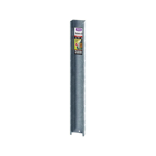 Jack Retain It End Post 750mm Galvanised Steel Heavy Duty Support - Auzzistore