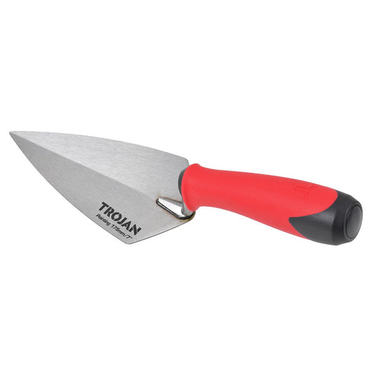 Trojan 175mm Pointing Trowel - High Carbon Steel - Ergonomic Grip - Durable – view 2 - Auzzistore