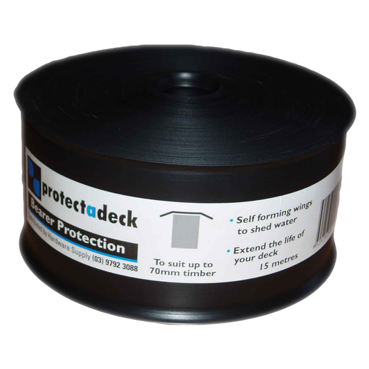 Protectadeck Bearer Protection - 70mm x 15m - PVC - UV Stabilised - Auzzistore
