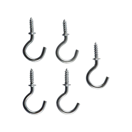 Everhang Cup Hook - 10mm - Zinc Plated - 5 Pack - Auzzistore