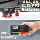 Arlec Battery Tester - Easy Read Colour Coded Meter - Plastic - Compact