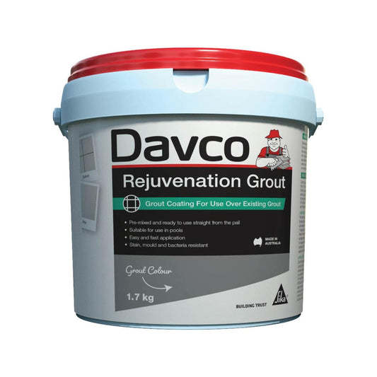 Davco Rejuvenation Grout 1.7kg Platinum Pre-Mixed Easy Application