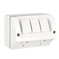 Deta 240v 10 Amp Double Outlet Outdoor Powerpoint With Extra Switch