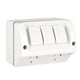 Deta 240v 10 Amp Double Outlet Outdoor Powerpoint With Extra Switch