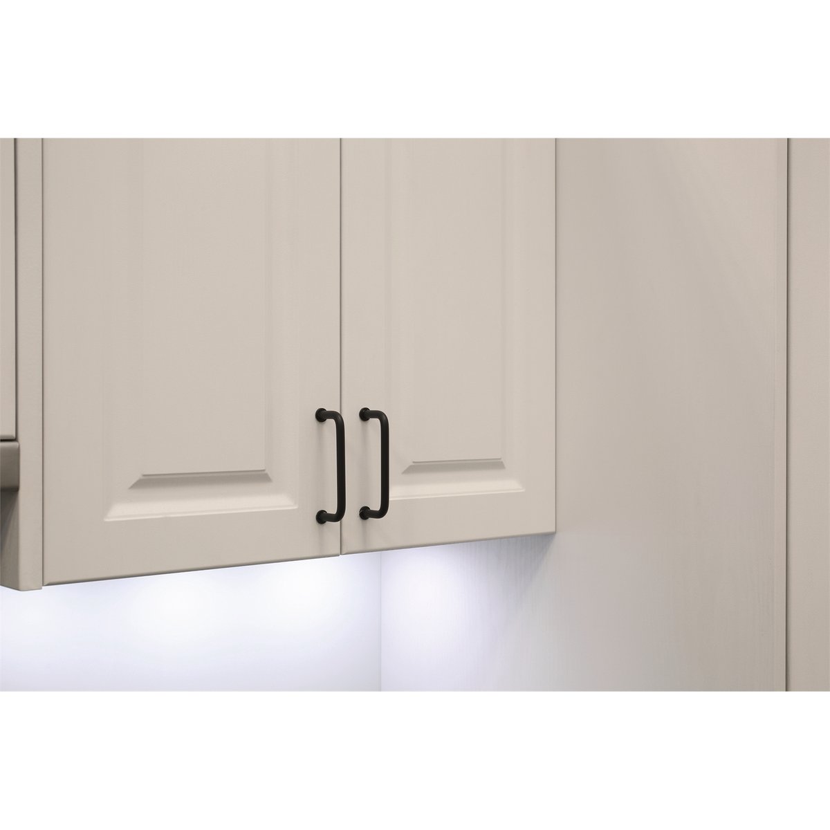 Prestige 109mm Black Raised D Handle - Zinc Alloy - 6 Pack - Durable