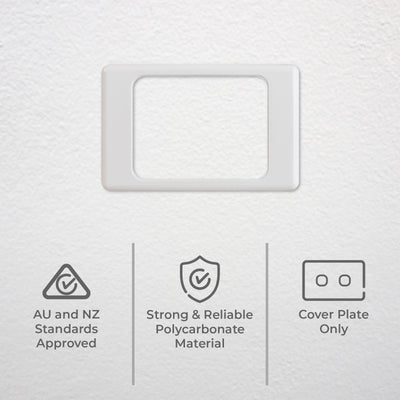 Deta Wallplate Cover - 115mm Polycarbonate - Easy To Install