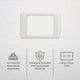 Deta Wallplate Cover - 115mm Polycarbonate - Easy To Install