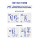 Permastik Medium Utility Hooks 6 Pack - 1kg Capacity - White - 110mm x 225mm