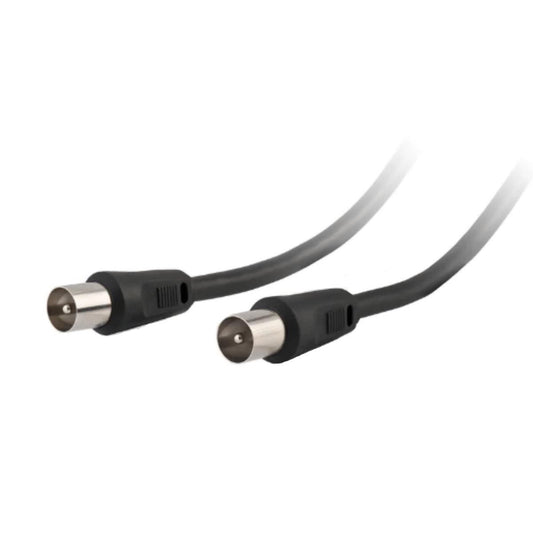 Click Coaxial PAL TV Cable - 10m - Plastic - Shielded
