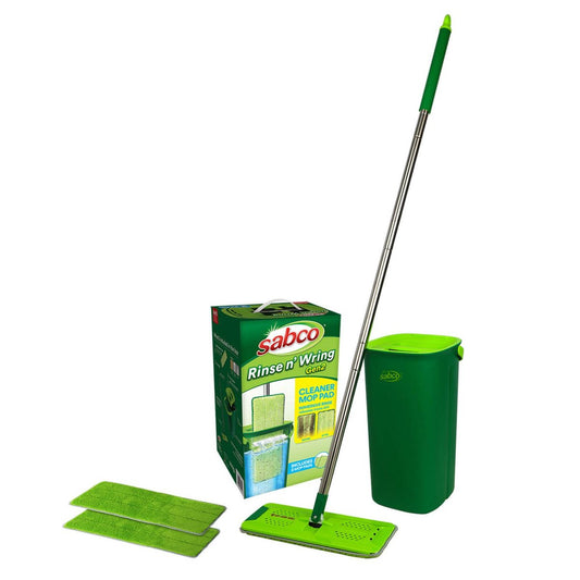 Sabco Rinse N Wring Gen 2 Microfibre Mop Set - 2 Pads - 236mm x 398mm - Hands-Free Cleaning – view 2