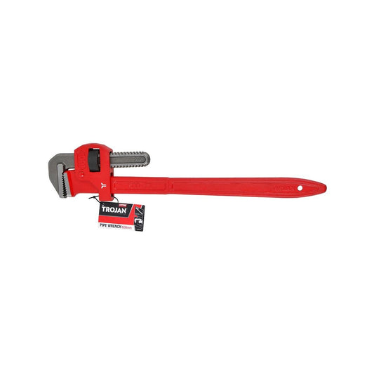 Trojan Pipe Wrench - 600mm - Durable Drop Forged Steel - 73mm Capacity