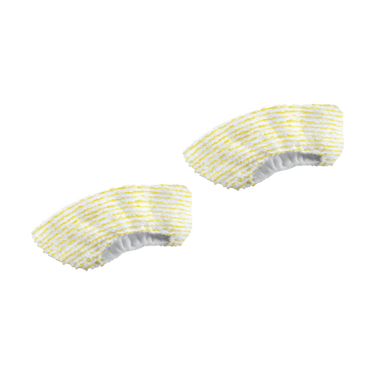 Karcher Hand Nozzle Cover Set - 2 Microfibre Covers - 90mm x 10mm x 205mm - Heavy Dirt Removal