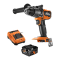 AEG 18V Brushless Hammer Drill Kit - 2-Speed Gearbox - 65mm Timber Capacity - LED Light