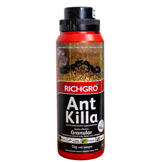 Richgro Ant Killa Insecticide Granules - 1kg - Covers 160m² - Bifenthrin - Auzzistore