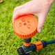 Holman 5 Function Sprinkler on Spike Twin Pack - 25m² Coverage - Adjustable Spray