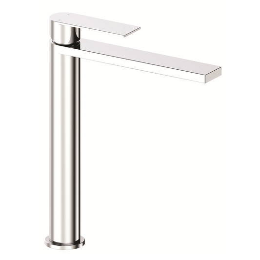 Mondella Chrome Rococo Tall Basin Mixer - 55mm x 400mm x 240mm - Lead-Free - Water-Saving