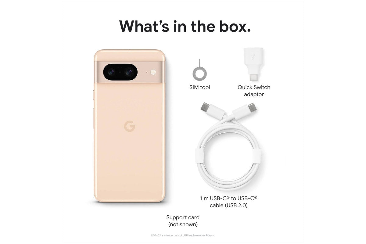 Google Pixel 8 5G (128GB, Rose)