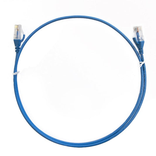 8WARE CAT6 Ultra Thin Slim Cable 50m - Blue Color Premium RJ45 Ethernet Network LAN UTP Patch Cord 26AWG | Auzzi Store
