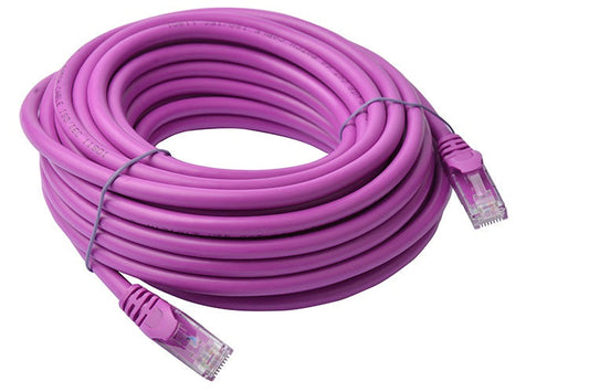 8WARE Cat6a UTP Ethernet Cable 10m Snagless Purple | Auzzi Store