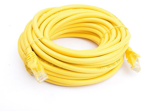 8WARE Cat6a UTP Ethernet Cable 10m Snagless Yellow | Auzzi Store