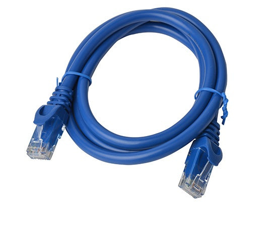 8WARE Cat6a UTP Ethernet Cable 1m Snagless Blue | Auzzi Store