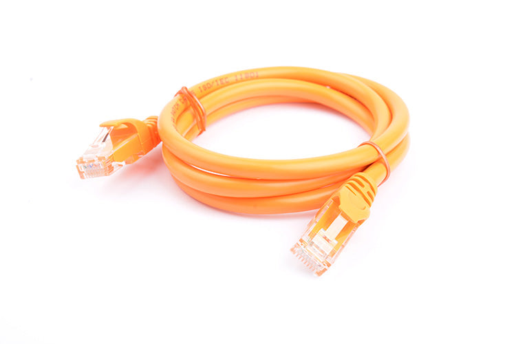 8WARE Cat6a UTP Ethernet Cable 1m Snagless Orange | Auzzi Store