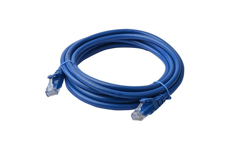 8WARE Cat6a UTP Ethernet Cable 3m Snagless Blue | Auzzi Store