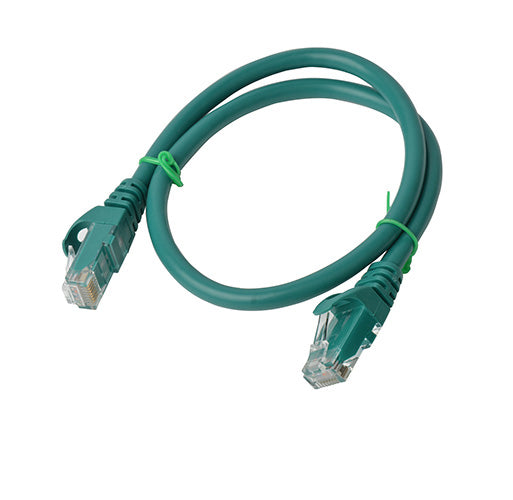 8WARE Cat6a UTP Ethernet Cable, Snagless  - Green 0.5M | Auzzi Store