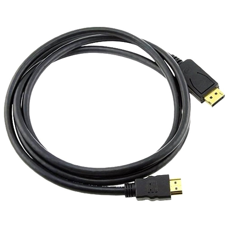 8WARE DisplayPort DP to HDMI Cable 2m - 20 pins Male to 19 pins Male Gold plated RoHS | Auzzi Store