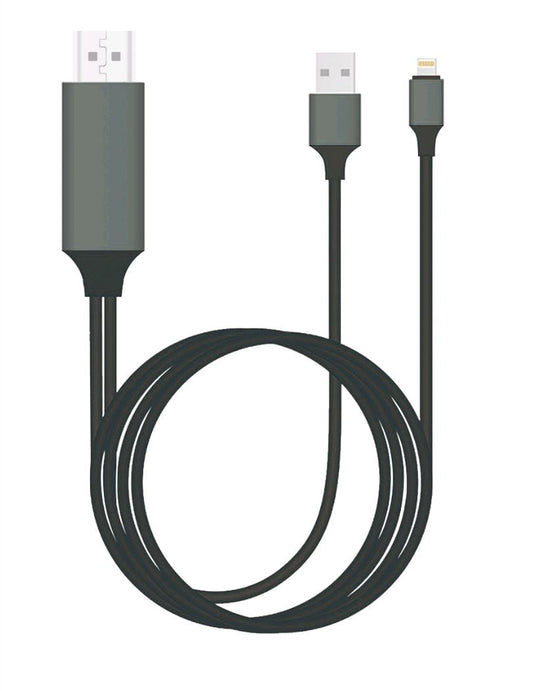 8WARE Generic Plug & Play Apple Compatible Pin to HDMI 2m Cable for iPhone & iPad | Auzzi Store