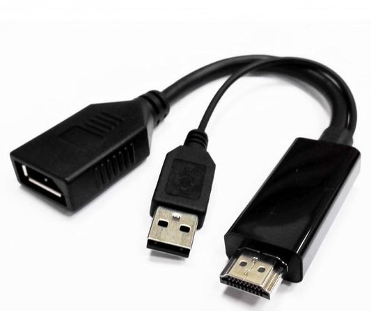 8WARE HDMI to DisplayPort DP Male to Female with USB (for power) Adapter Cable | Auzzi Store